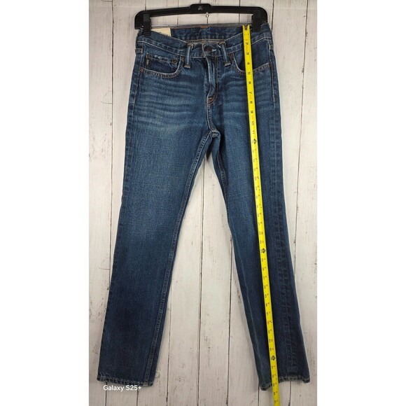 Abercrombie Kids Size 16 The A&F Skinny Blue Denim Jeans Youth EUC - Picture 12 of 12